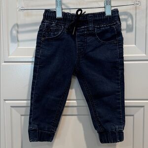 Vizio Navy Elastic-Waist Jogger Jeans for Kids